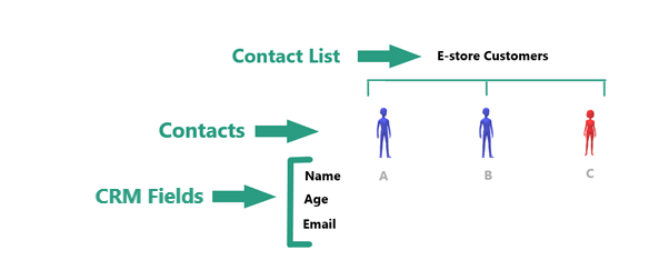 Contact fields illustration Contact fields illustration