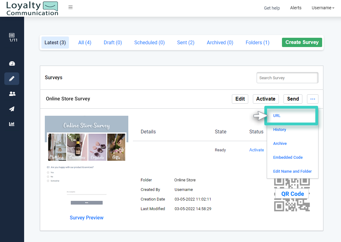 Landing page manager, landing page URL
